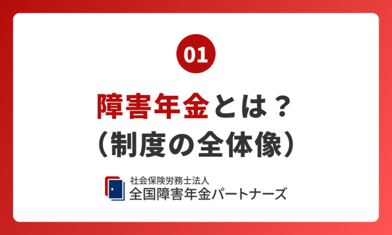 01 障害年金とは？（制度の全体像）